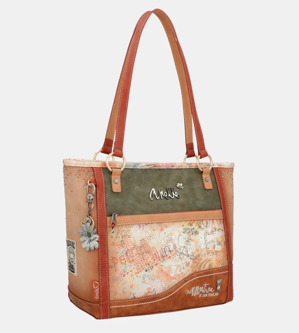 Női Anekke Flowers Large Shoulder Bag Válltáskák | NBTVKZ-541