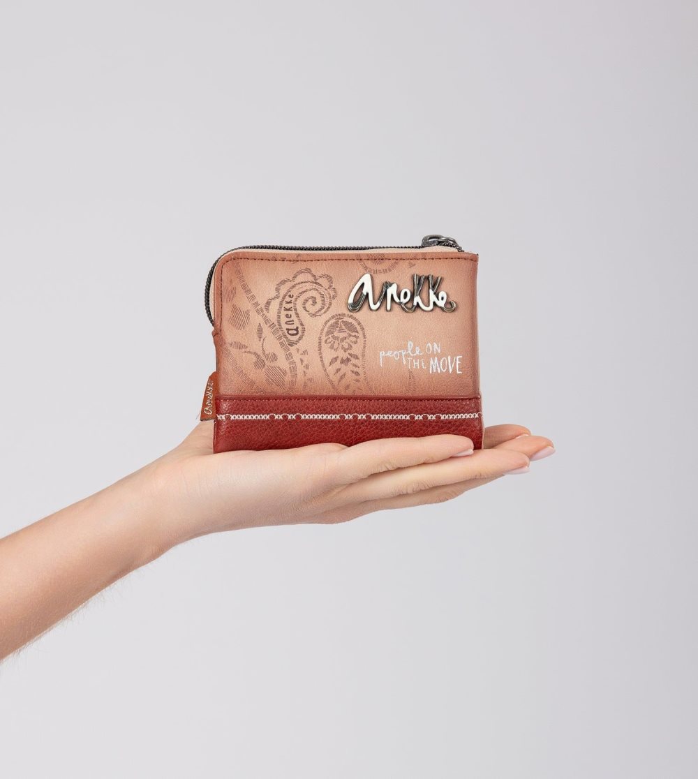 Női Anekke Flowers Small Rfid Wallet Pénztárca | WRFIVP-156