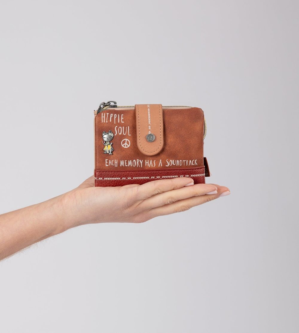 Női Anekke Flowers Small Rfid Wallet Pénztárca | WRFIVP-156