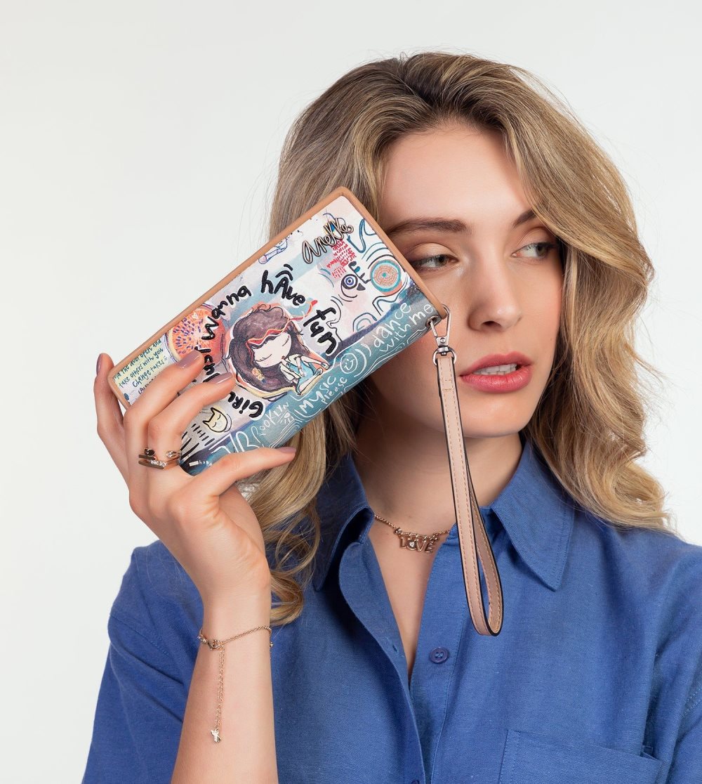 Női Anekke Fun & Music Large Wallet Pénztárca | RWINLX-892