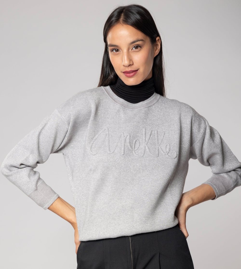 Női Anekke Gray Contemporary Sweater Pulóverek | IMQSUX-241
