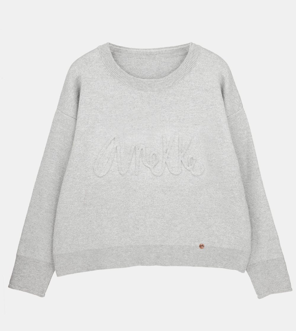 Női Anekke Gray Contemporary Sweater Pulóverek | IMQSUX-241