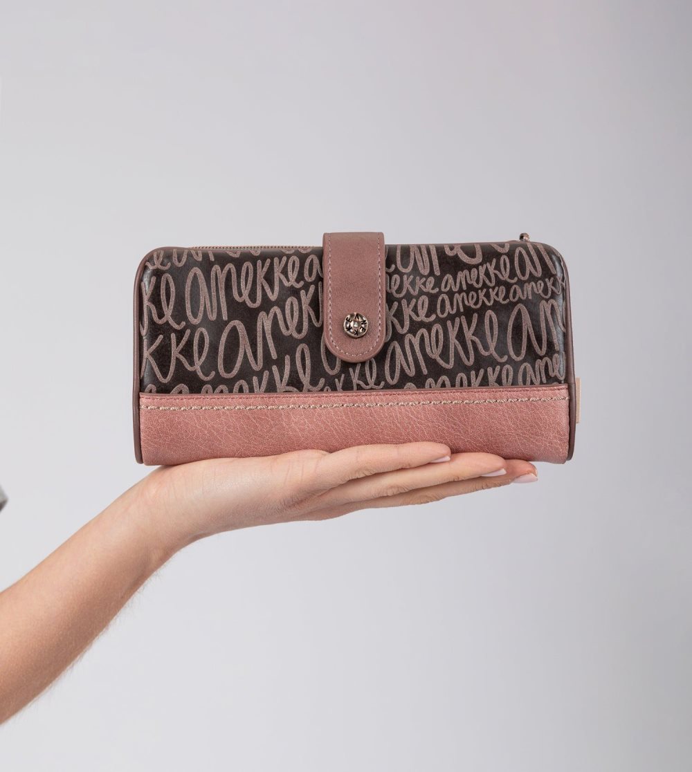 Női Anekke Hollywood Flexible Large Rfid Wallet Pénztárca | UHVSMC-205