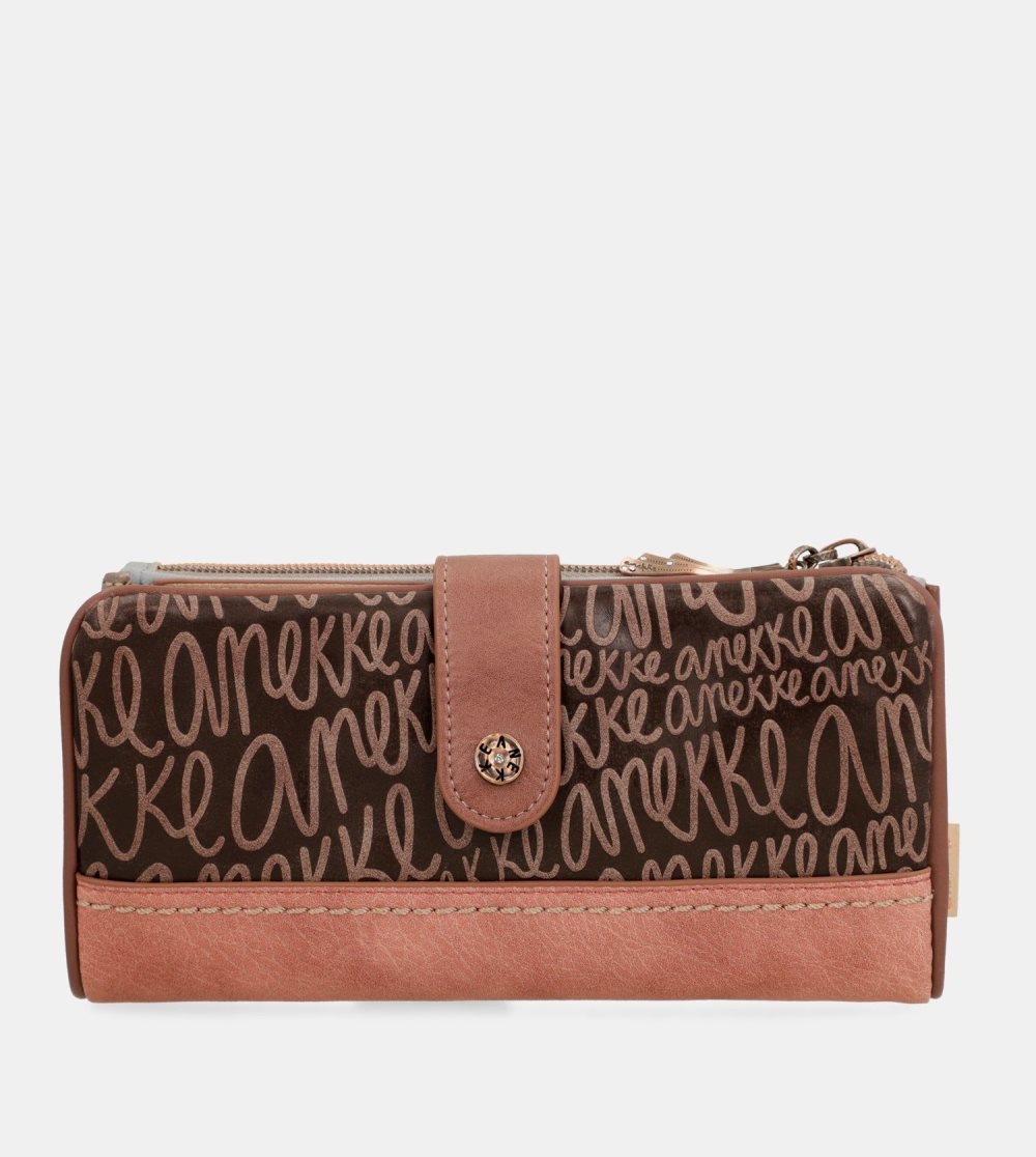 Női Anekke Hollywood Flexible Large Rfid Wallet Pénztárca | UHVSMC-205