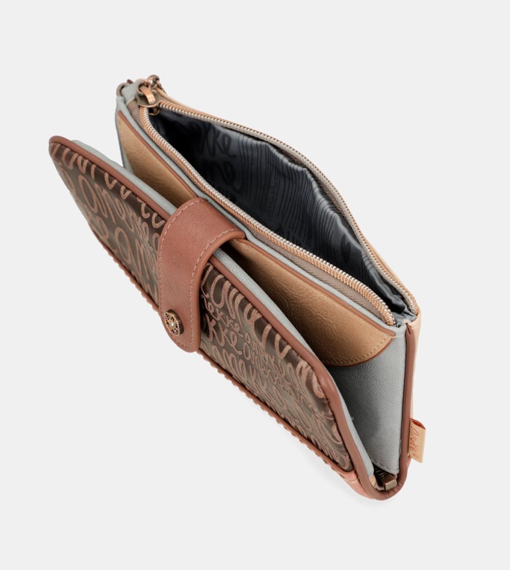Női Anekke Hollywood Flexible Large Rfid Wallet Pénztárca | UHVSMC-205