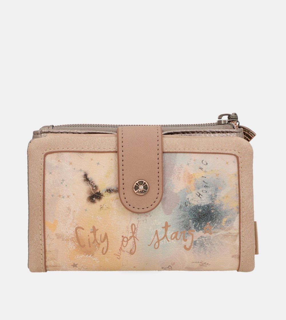 Női Anekke Hollywood Flexible Rfid Wallet Pénztárca | KCXFOA-359