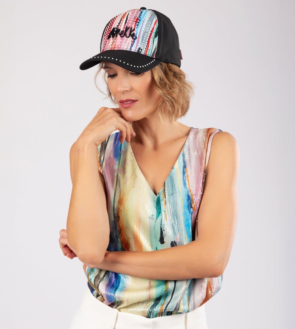 Női Anekke Hollywood Printed Cap Kalap | AULYCT-579