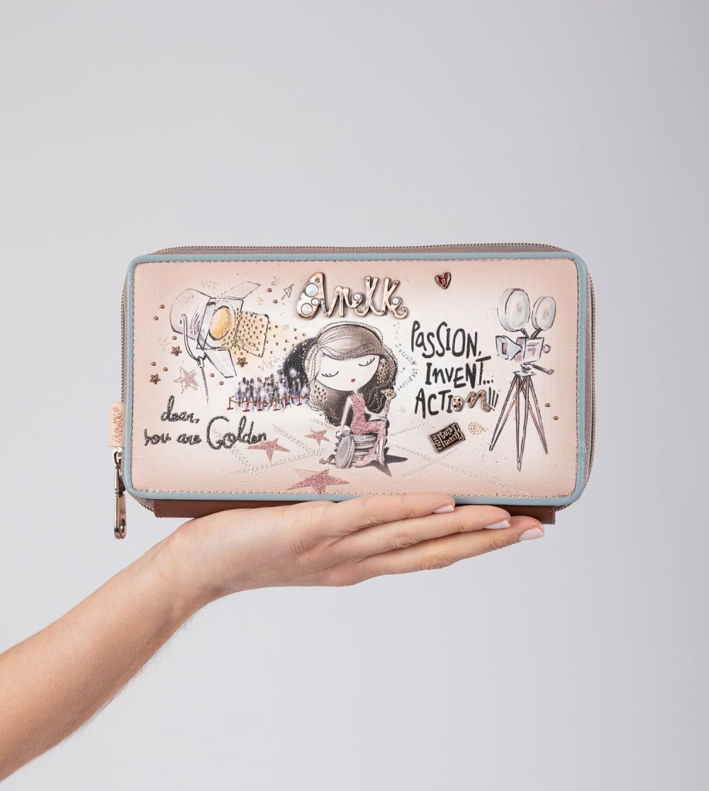 Női Anekke Hollywood Rfid Passport Wallet Pénztárca | RHLSKT-659