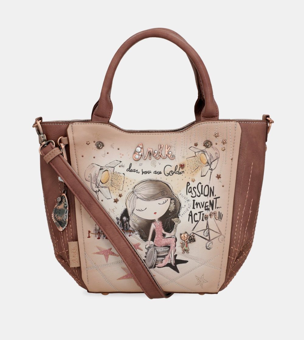 Női Anekke Hollywood Tote With Shoulder Strap Crossbody Táska | BFPTDJ-248