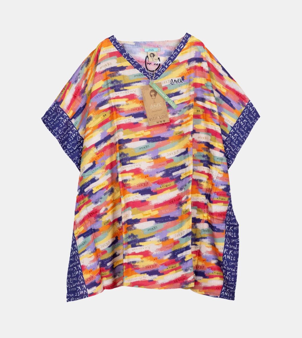 Női Anekke Kene Print Kaftan Ruha | XCBFIM-216