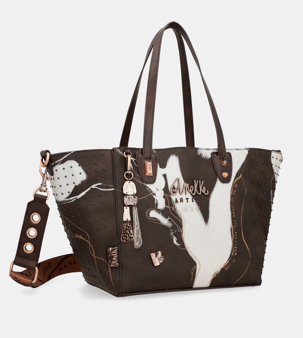 Női Anekke Large Brown Shopper Nature Shodo Kézitáska | CVMRKE-814