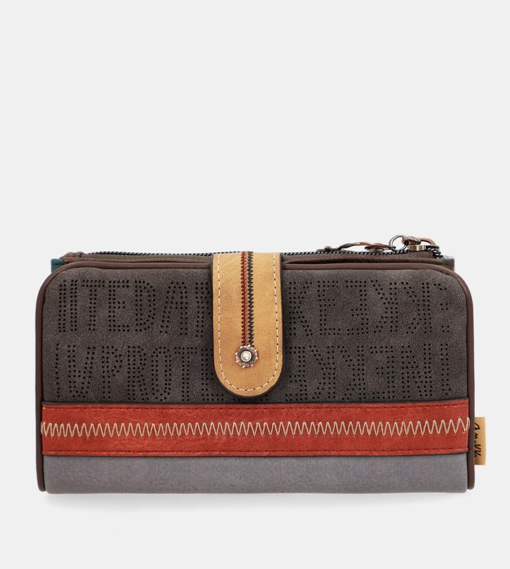 Női Anekke Large Flexible Material Wallet Voice Pénztárca | XJNEDB-267