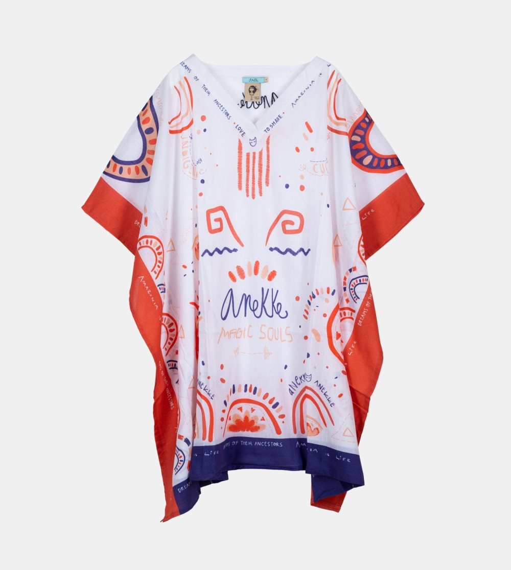 Női Anekke Magic Souls Print Kaftan Ruha | DIEBHS-816