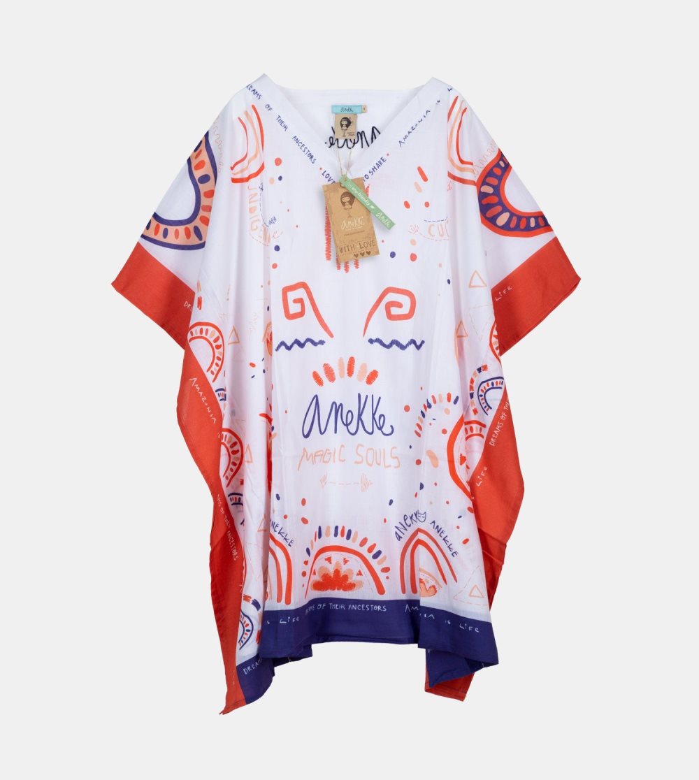 Női Anekke Magic Souls Print Kaftan Ruha | DIEBHS-816