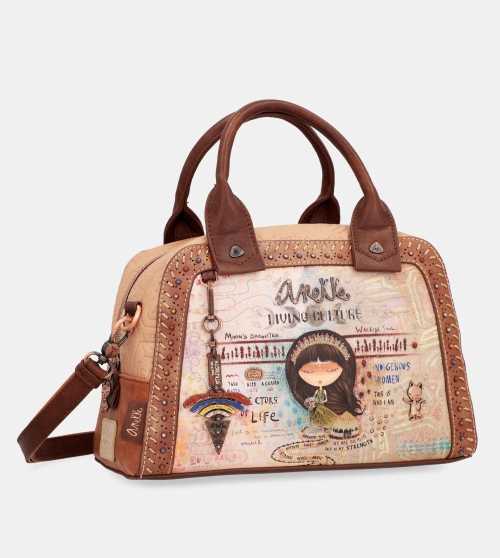 Női Anekke Menire Double Handle Bag With Shoulder Strap Kézitáska | AVROCH-023
