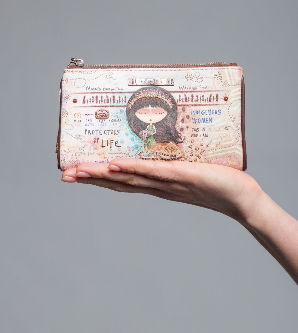 Női Anekke Menire Flexible Rfid Wallet Pénztárca | MGNFZH-483