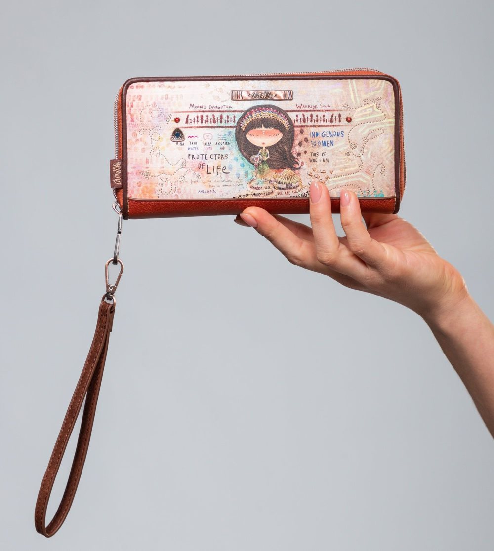 Női Anekke Menire Large Rfid Embossed Wallet Pénztárca | IYXDJT-526