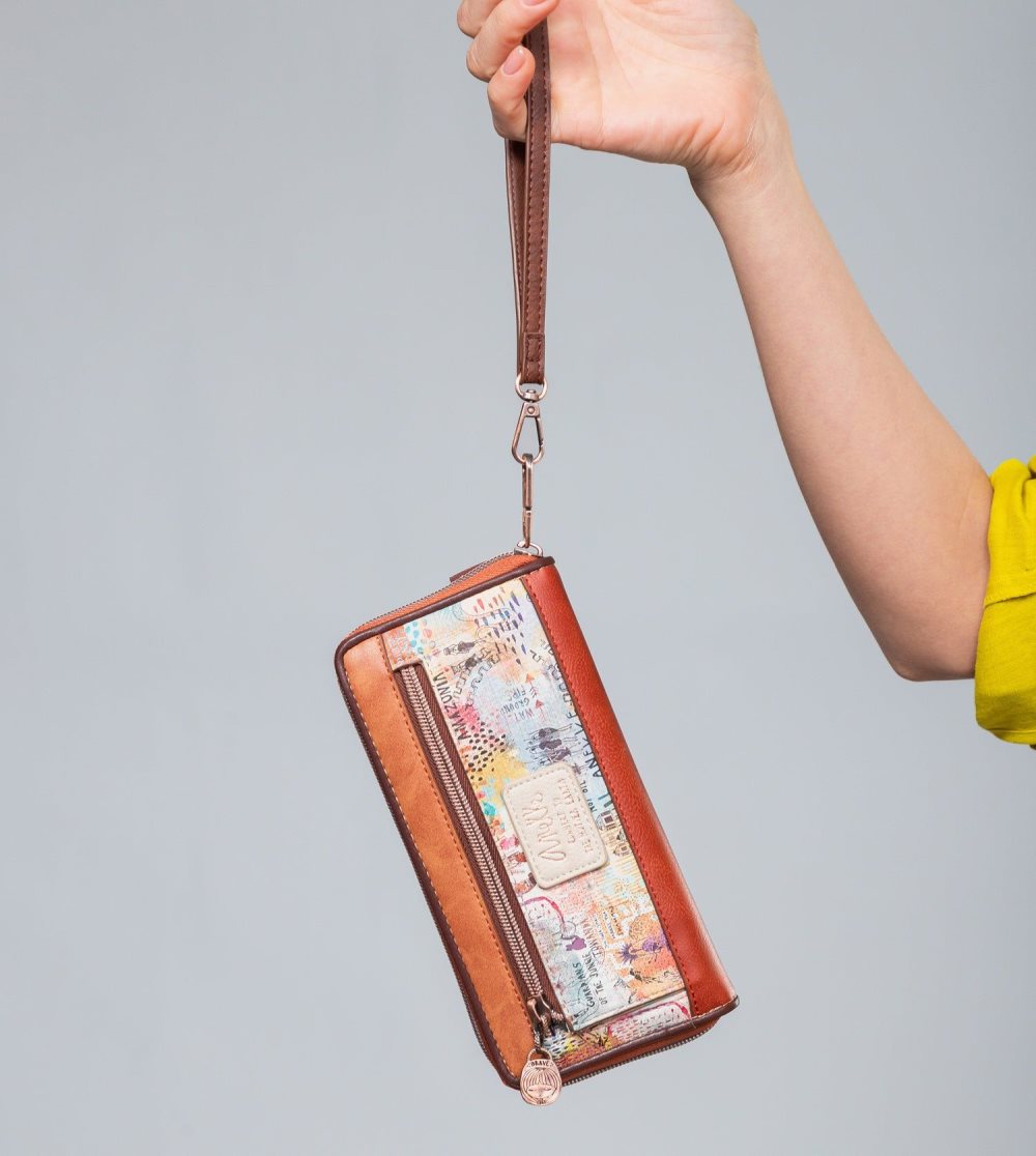 Női Anekke Menire Large Rfid Embossed Wallet Pénztárca | IYXDJT-526