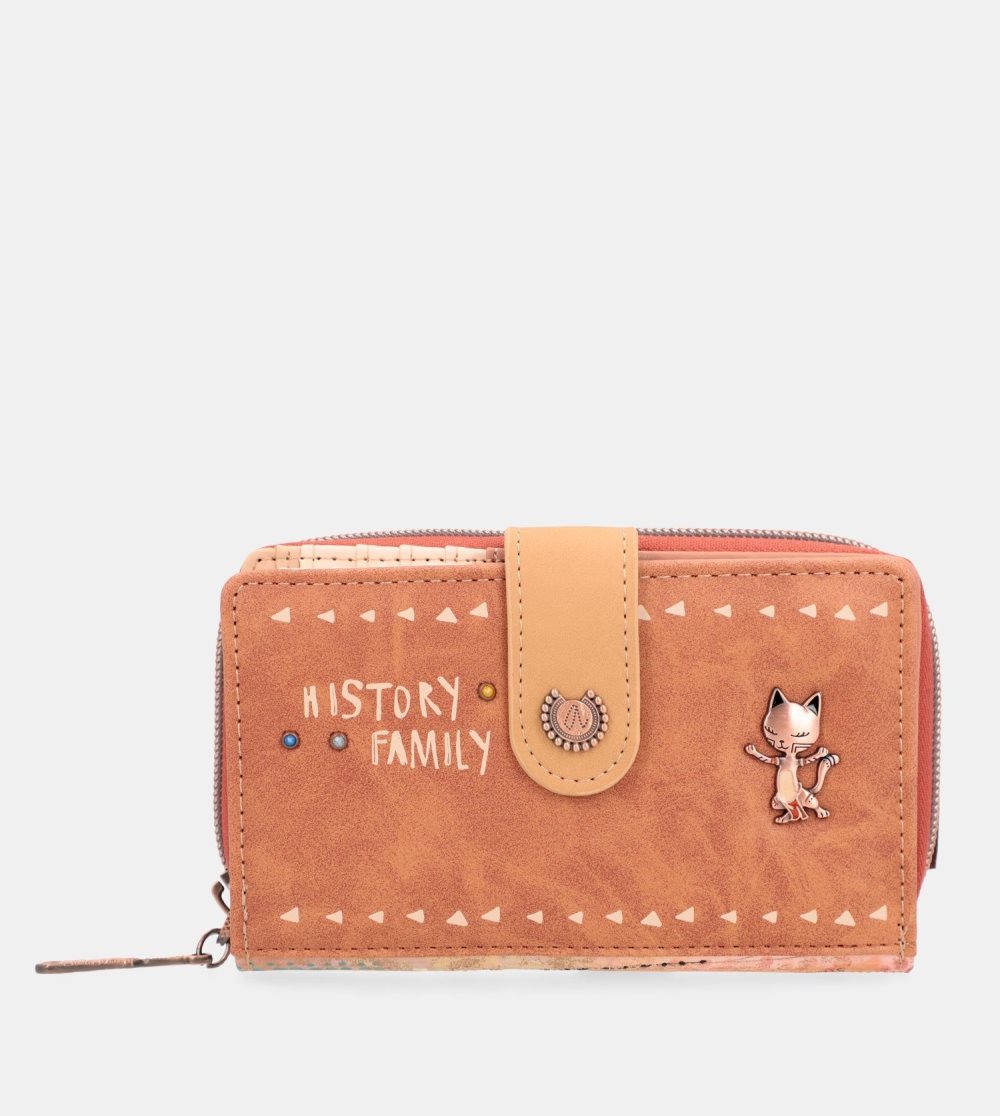 Női Anekke Menire Medium Rfid Embossed Wallet Pénztárca | TEBXGC-593