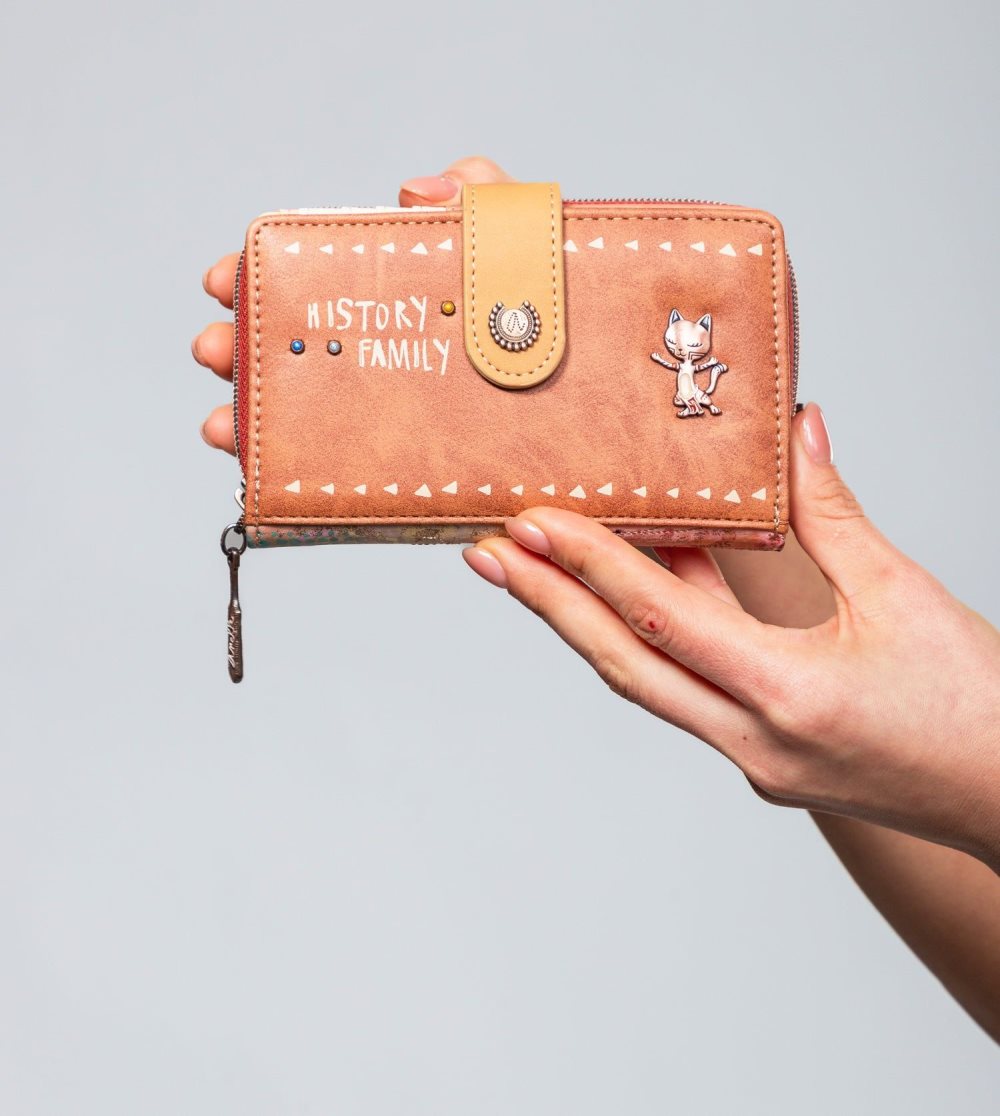 Női Anekke Menire Medium Rfid Embossed Wallet Pénztárca | TEBXGC-593