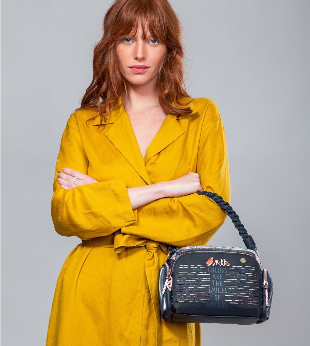 Női Anekke Nature Pachamama Blue Crossbody Bag Válltáskák | HPJYBT-096