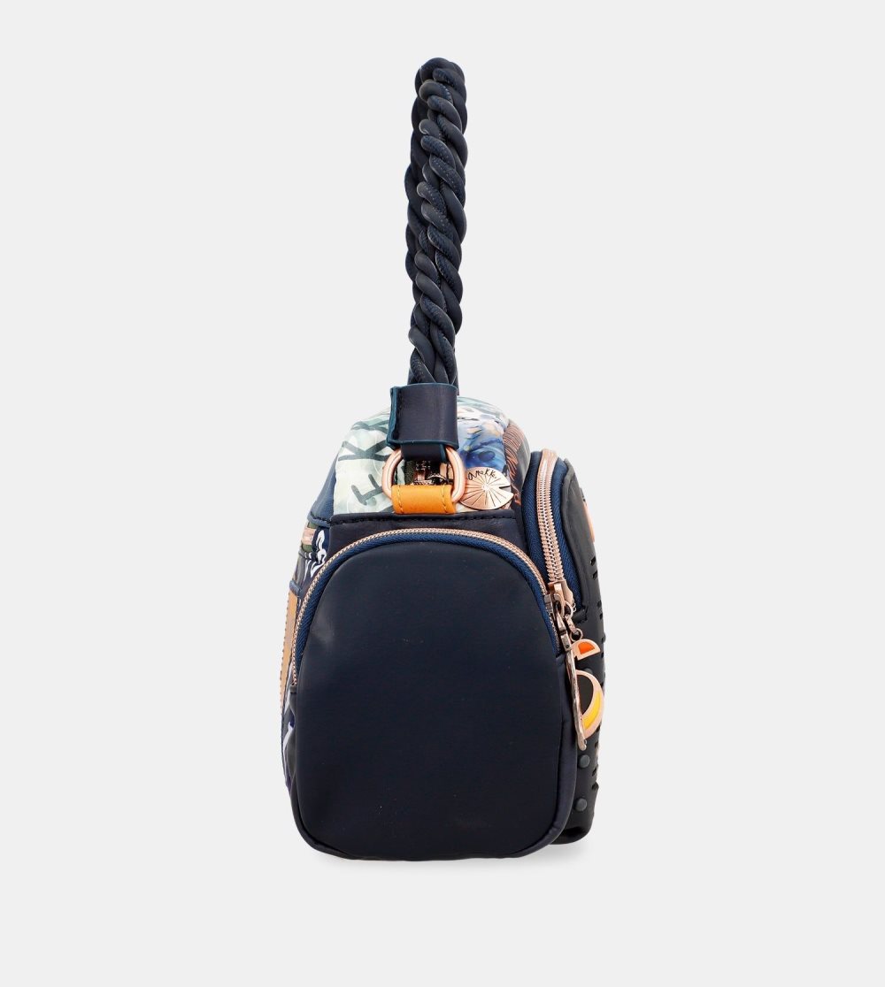 Női Anekke Nature Pachamama Blue Crossbody Bag Válltáskák | HPJYBT-096
