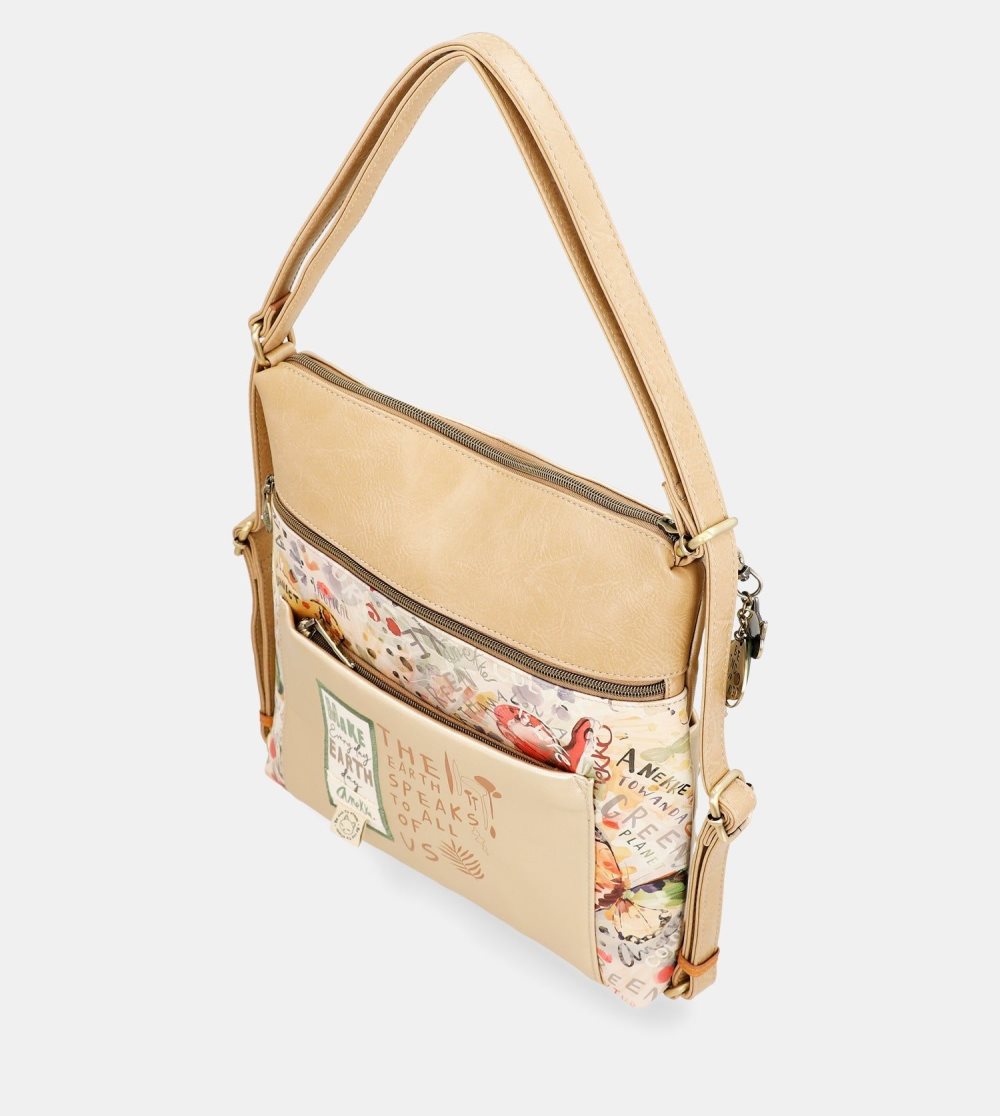 Női Anekke Nature Pachamama Convertible Golden Bag Into A Rucksack Válltáskák | ICHGJQ-524