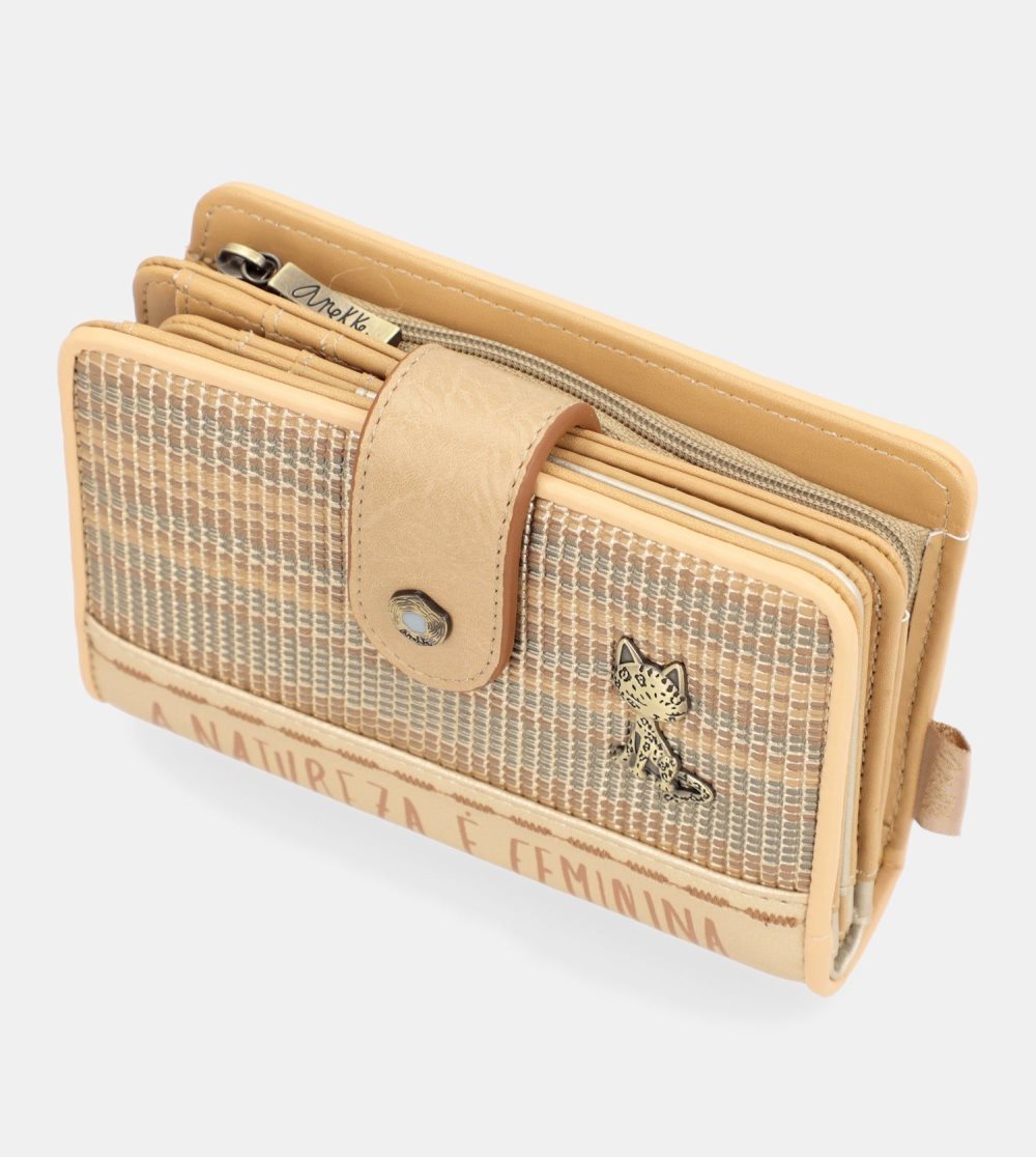 Női Anekke Nature Pachamama Gold Medium Rfid Wallet Pénztárca | MXKBZE-724