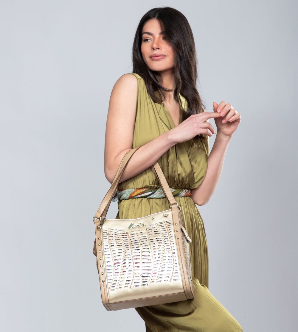 Női Anekke Nature Pachamama Golden Crossbody Bag Anekke Válltáskák | ONVULC-675