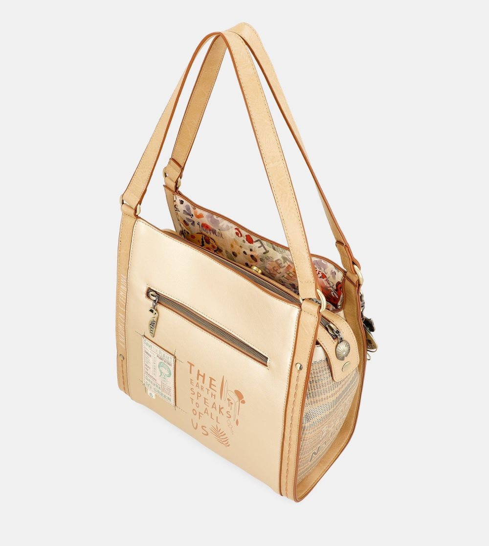 Női Anekke Nature Pachamama Golden Crossbody Bag Anekke Válltáskák | ONVULC-675