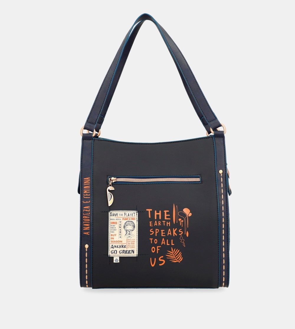 Női Anekke Nature Pachamama Navy Blue Crossbody Bag Válltáskák | XARJYH-738