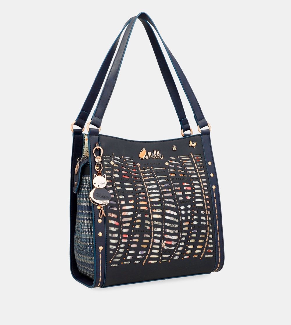 Női Anekke Nature Pachamama Navy Blue Crossbody Bag Válltáskák | XARJYH-738
