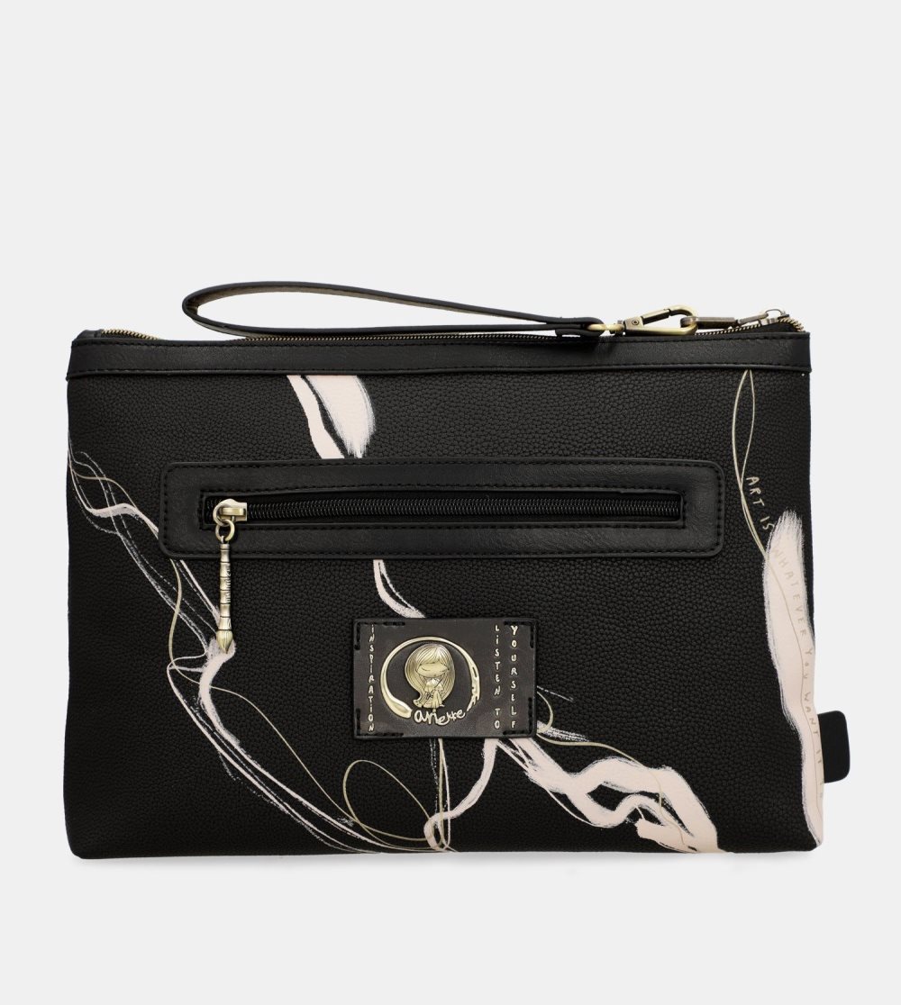 Női Anekke Nature Shodo Black Clutch Bag Kézitáska | IUPYQG-719