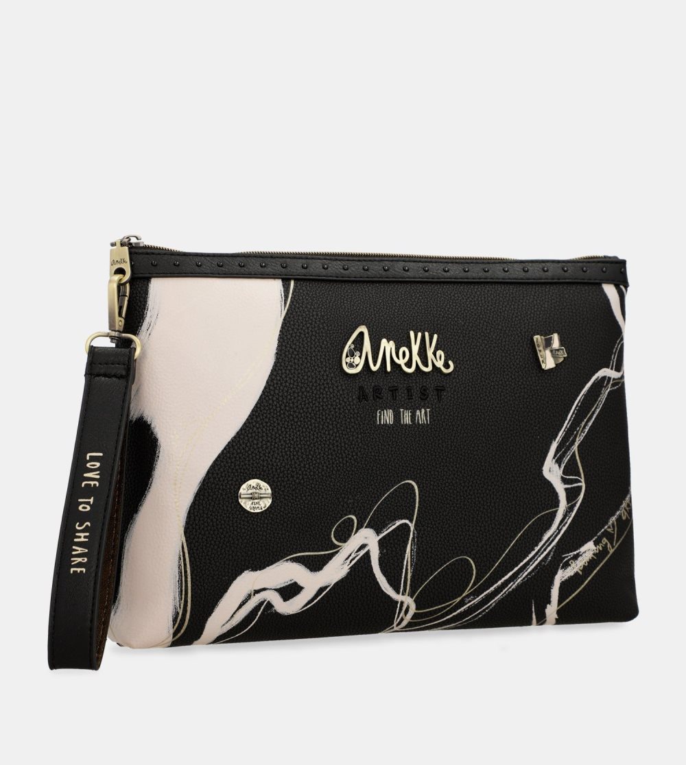 Női Anekke Nature Shodo Black Clutch Bag Kézitáska | IUPYQG-719