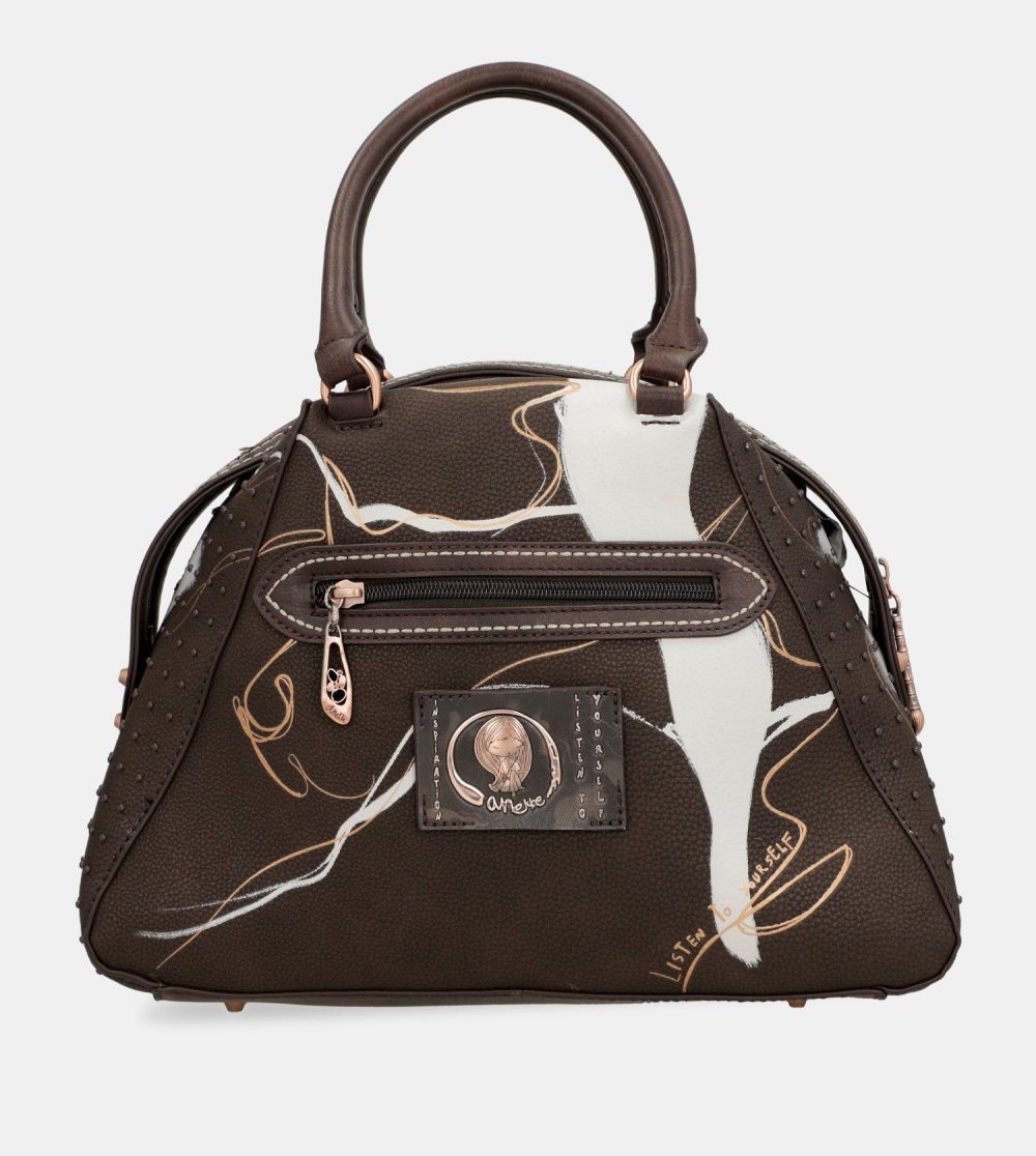 Női Anekke Nature Shodo Brown 2-handle Shoulder Bag Kézitáska | LGAPBW-035