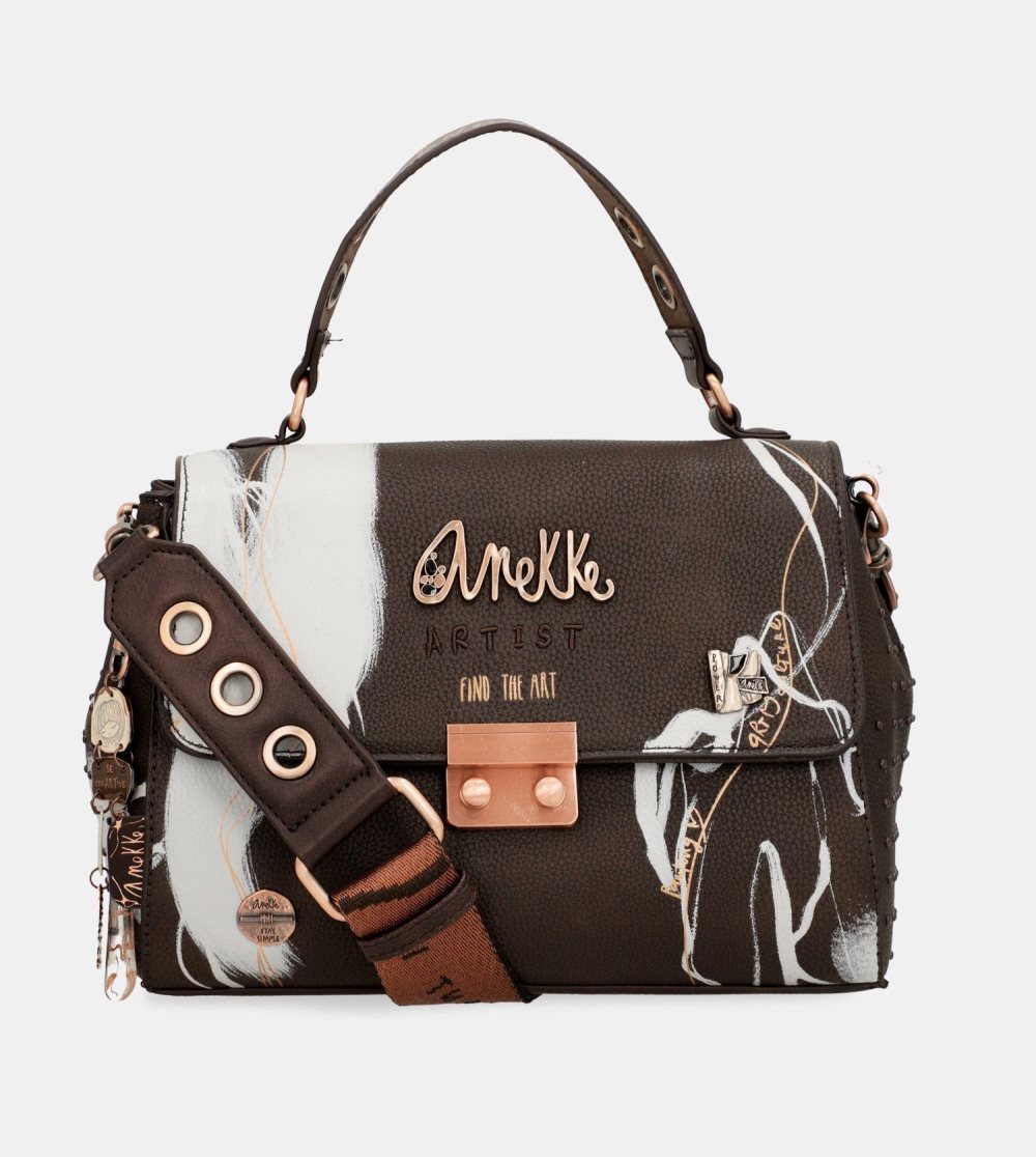 Női Anekke Nature Shodo Brown Flap Bag Kézitáska | BROPUG-750