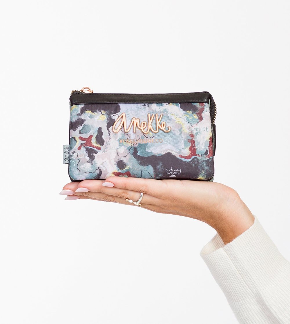 Női Anekke Nature Woods Triple Compartment Coin Purse Pénztárca | NDJIYO-680