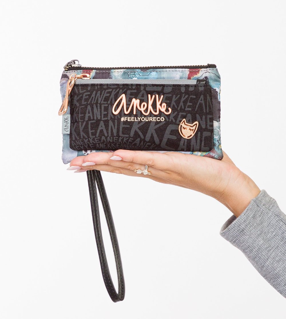 Női Anekke Nature Woods Wallet Purse With Hand Strap Pénztárca | AYXKFI-214