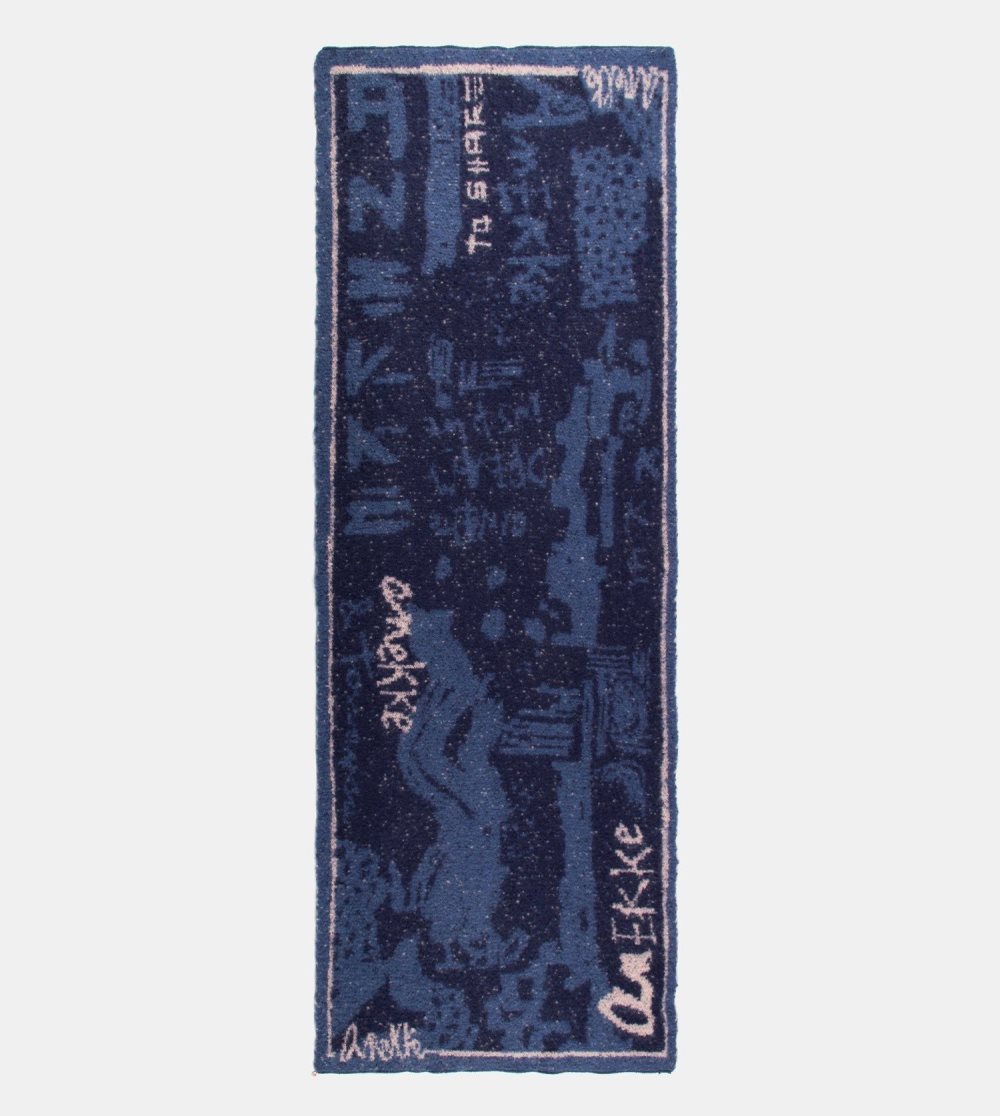 Női Anekke Navy Blue Contemporary Scarf. Sál | OQARKJ-475
