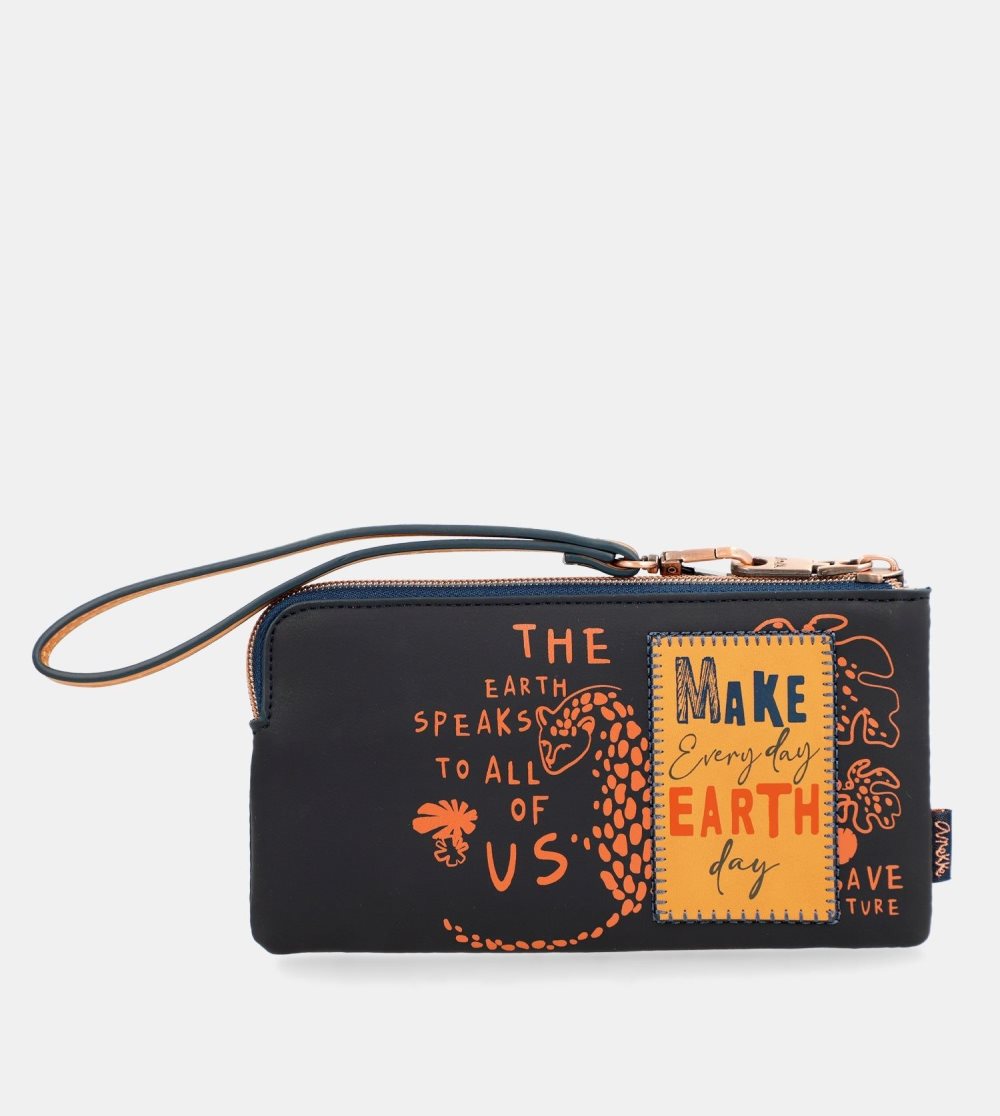 Női Anekke Navy Blue Rfid Wallet Nature Pachamama Pénztárca | ZVBXUL-205
