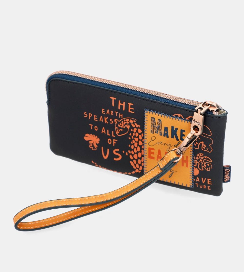 Női Anekke Navy Blue Rfid Wallet Nature Pachamama Pénztárca | ZVBXUL-205