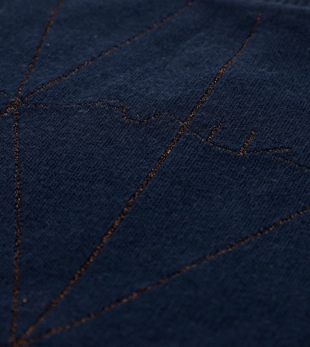 Női Anekke Navy Blue Shoen Sweater Pulóverek | QTMXCD-832