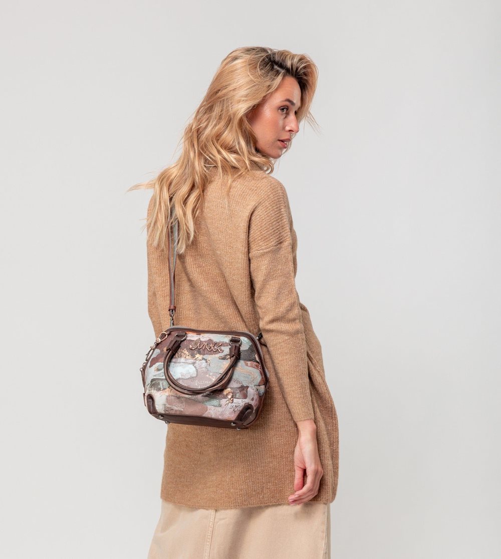 Női Anekke Outer Short Handle Medium Bag Crossbody Táska | HJMYFA-681