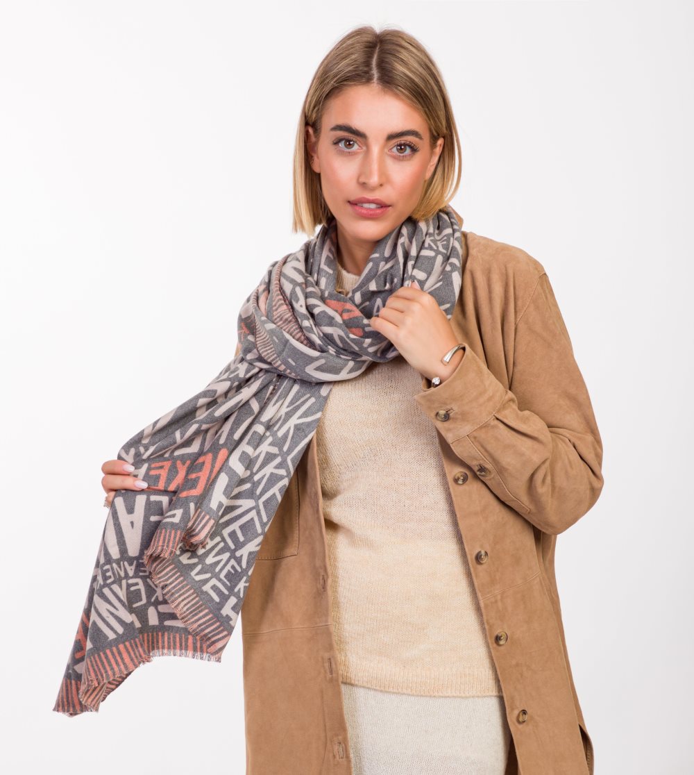 Női Anekke Pashmina Logo Brown Sál | RZLFUK-248