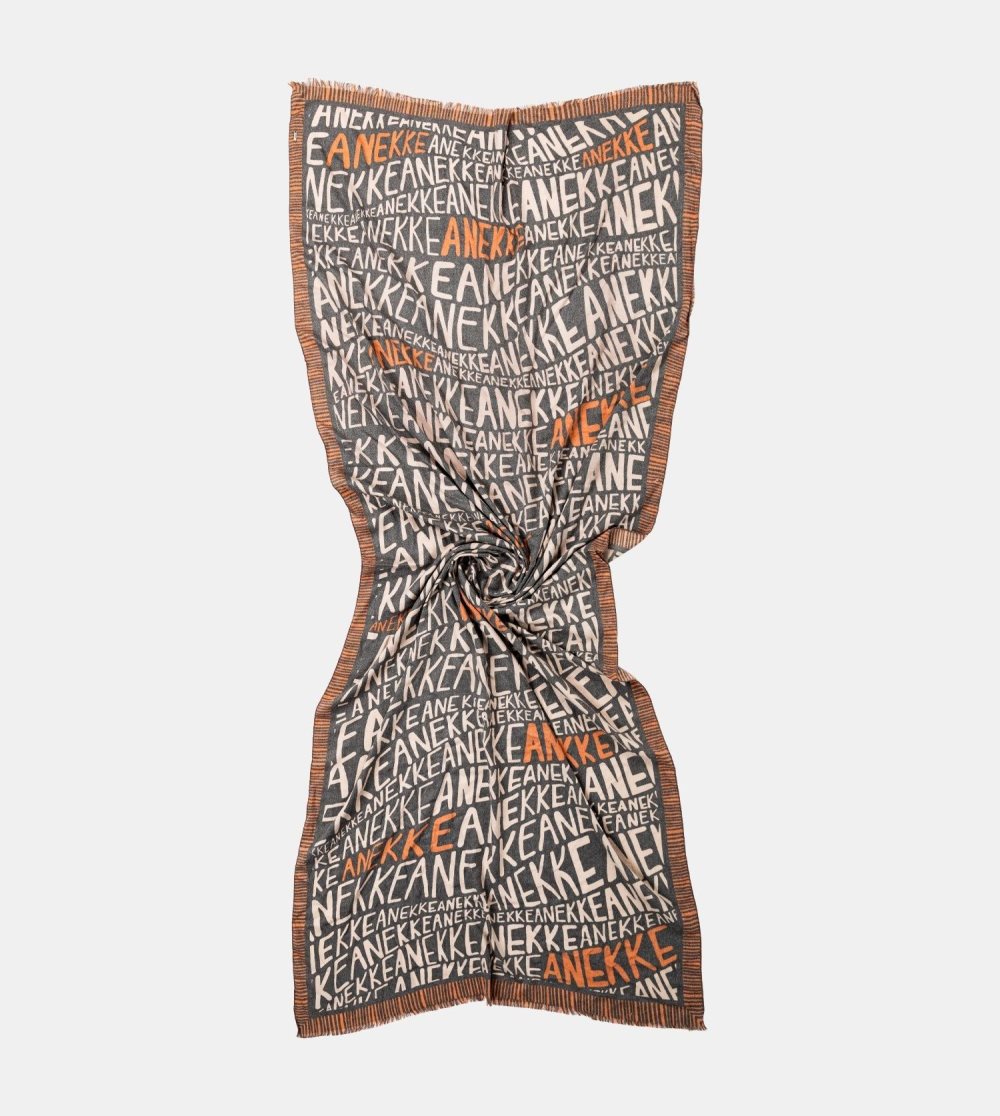 Női Anekke Pashmina Logo Brown Sál | RZLFUK-248