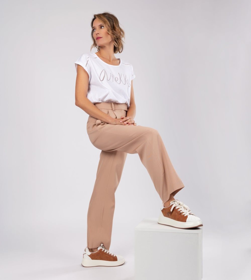 Női Anekke Peace & Love Brown Sneakers Sportcipő | QRMKVA-780
