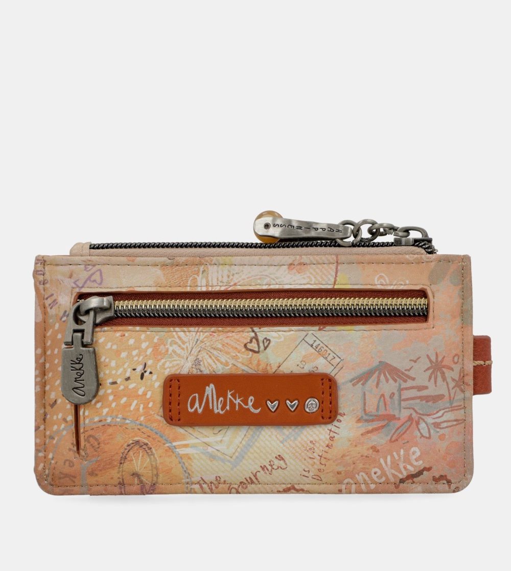 Női Anekke Peace & Love Camel Rfid Card Holder Pénztárca | UHMNOF-925