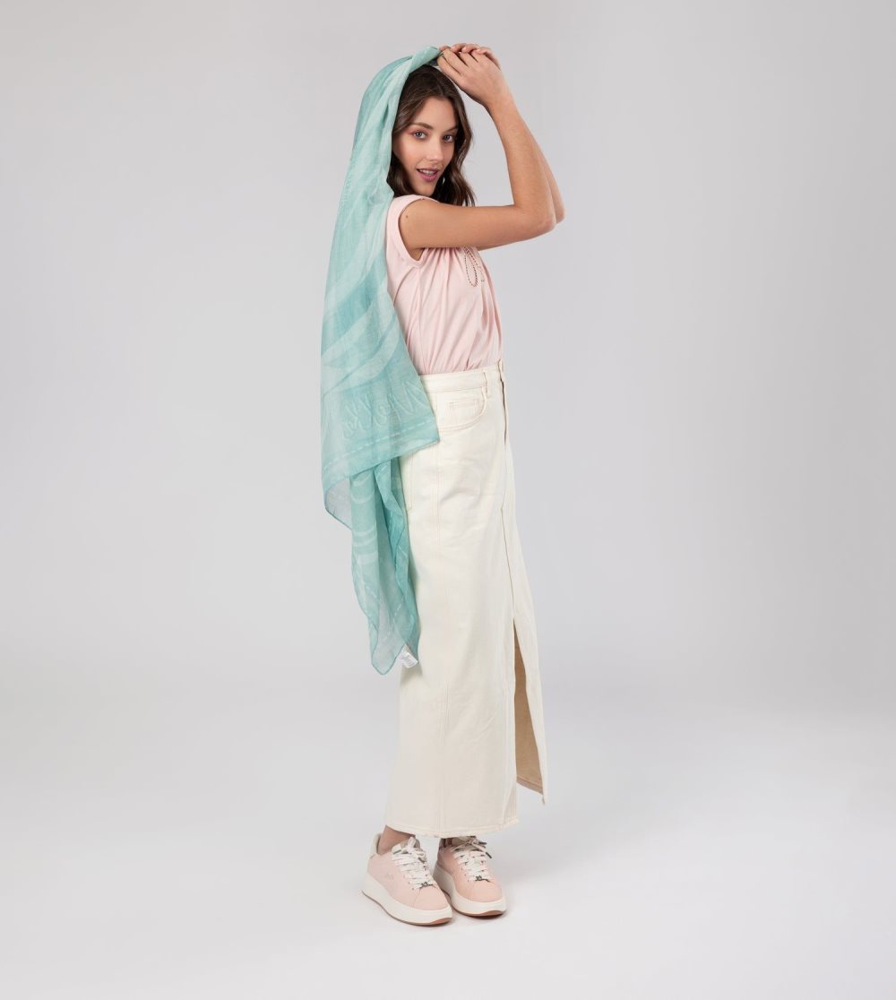 Női Anekke Peace & Love Green Scarf Sál | VUTXOP-892