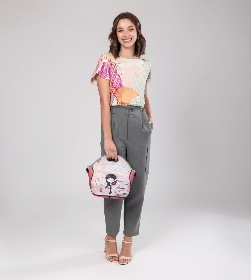 Női Anekke Peace & Love Neoprene Lunch Bag Ebéd Táska | GFSNJK-478