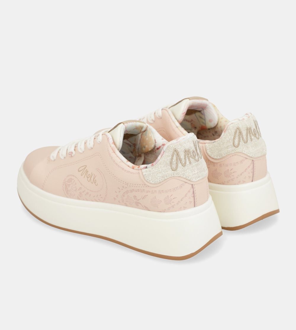 Női Anekke Peace & Love Pink Sneakers Sportcipő | JHITCR-049